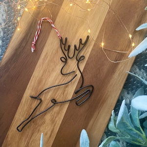 Wire reindeer Christmas decoration Rudolf decoration