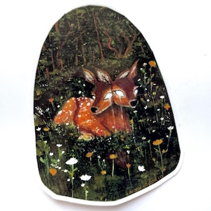 Two Headed Deer 4”  Sticker
