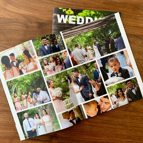 Personalized shops Memory Book - Magazine Style Photo Book - Design & Print - Gift for Family / Anniversary Gift for him / Gift for her