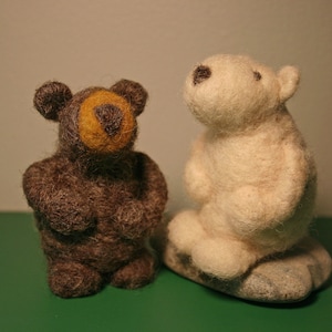 Bears Needle Felting craft kit