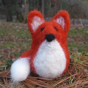 Fox Needle Felting craft kit