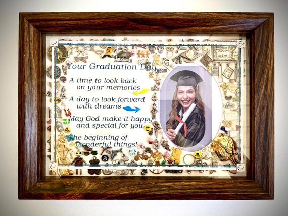 Decorated Graduation Photo Frame, One of a Kind