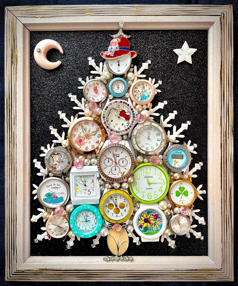 Christmas Tree, Watch Collection
Framed Jewelry & Watches One of a Kind Art