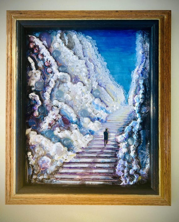 Cloud Stairway to Heaven, Unique Home Decor