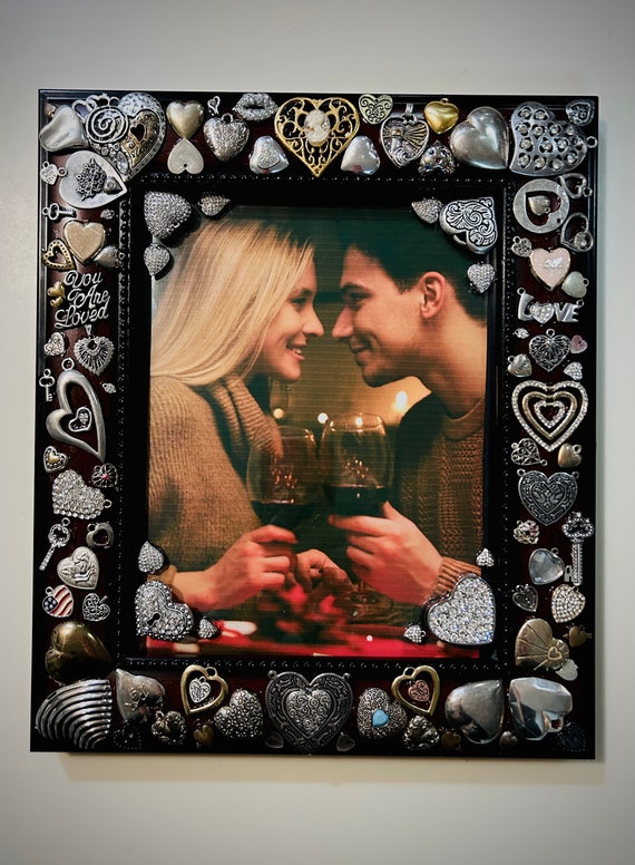 Jewelry Picture Frame, One of a Kind Art, Unique Gift