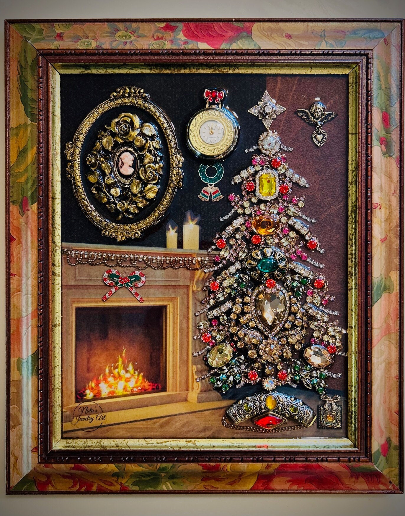 Framed jewelry christmas tree best sale