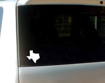Texas Decal, For Windows, Wood, laptops, etc.