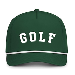 Golf Hat / Embroidered Golf Rope Hat