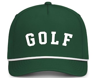 Golf Hat / Embroidered Golf Rope Hat