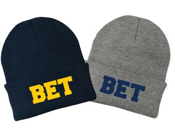 Michigan BET Cuffed Beanie Hat - Bet Beanie Hat