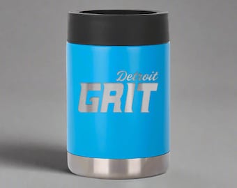 Detroit Grit 12oz Stainless Steel Can Cooler