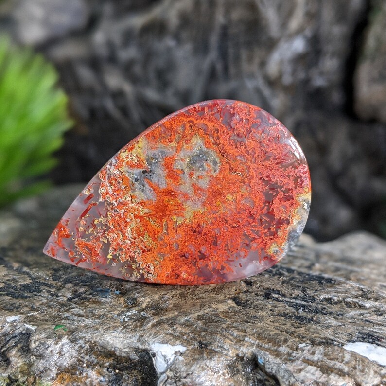 Rare Orange Agate Druzy
