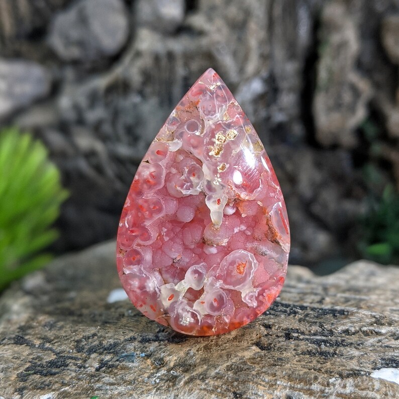 Rare Orange Agate Druzy