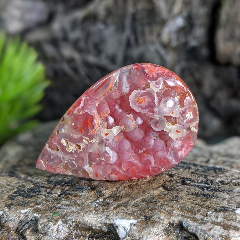 Rare Orange Agate Druzy