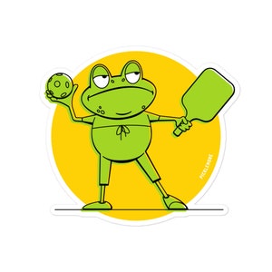 Mr. Toad / Pickleball / Pegatinas sin burbujas