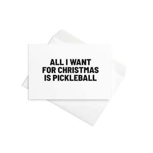 クリスマスに欲しいのはピックルボールだけ | グリーティングカード