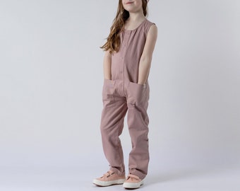 Sleeveless Jumpsuit | Organic Cotton Twill