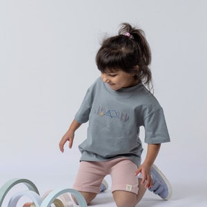 Kids Camping T-Shirt in Organic Cotton | GOTS Certified Outdoor Tee for Boys & Girls | Unisex Nature Print | UK Small Business
