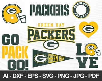 green bay packers svg etsy