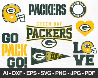 Green bay packers decal | Etsy