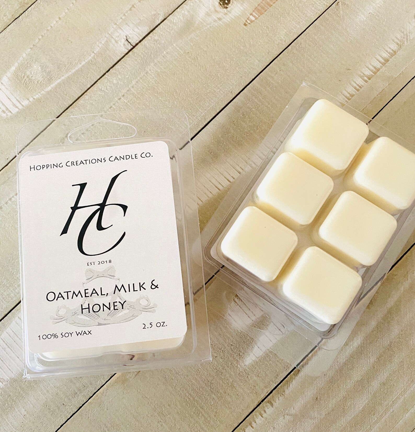 Oatmeal Milk & Honey Wax Melts Soy Wax Melts Clamshell Wax Etsy