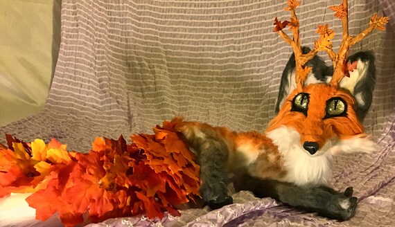 fox art doll