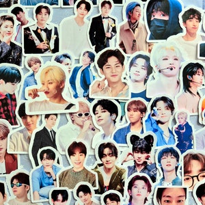 DIECISIETE PEGATINAS l Regalos para fans del kpop