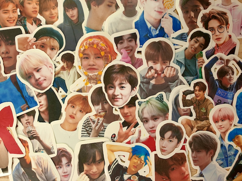 nct stickers etsy