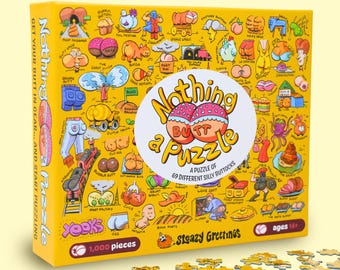 Nothing Butt A Puzzle - 1000 Piece Butt Themed Jigsaw Puzzle