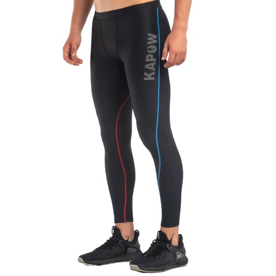 Compression Leggings With Double Pockets Athletic Leggings