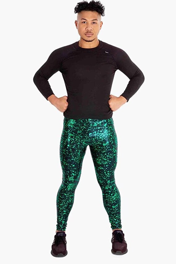 Leggings Shiny Green 