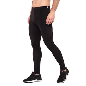 Merino Wool Workout Leggings for Men Thermal Running Tights