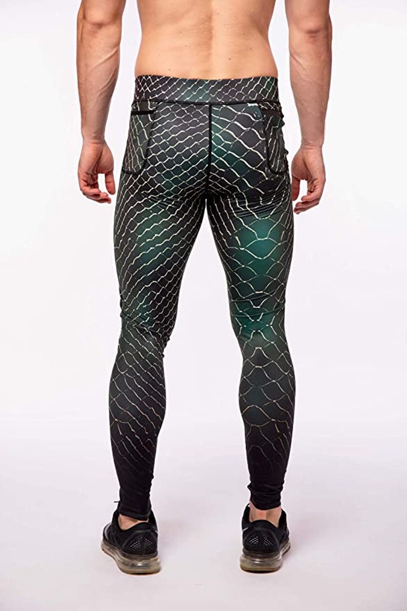 Kapow Meggings Men's Performance Leggings w/ Pockets Etsy