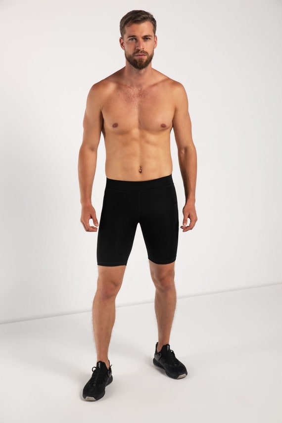 Pantalones cortos de compresión negros para hombre / gama Eco - Etsy