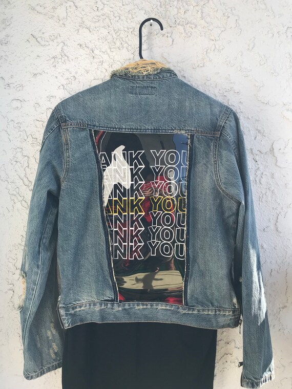 etsy custom denim jacket