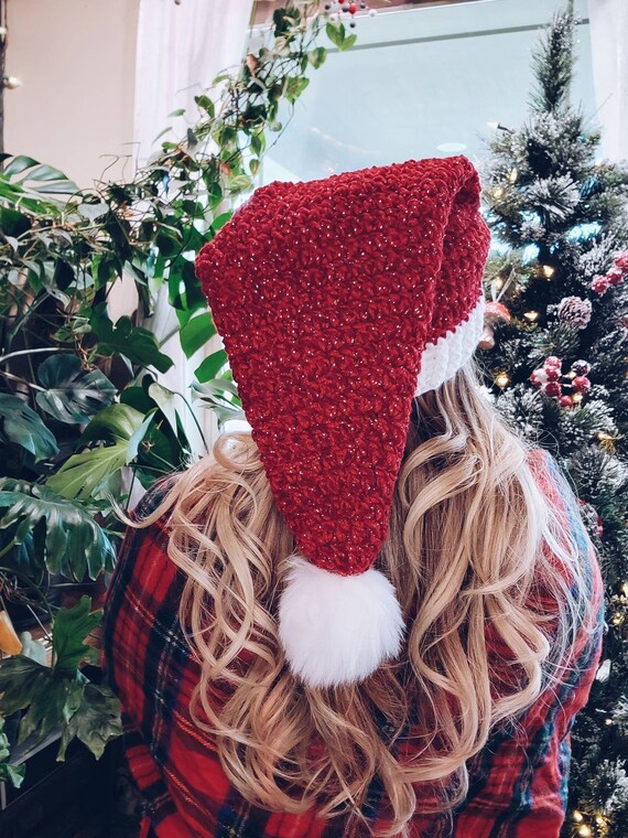 SANTA RED VELVET REVERSIBLE HAT – HoHo Hats