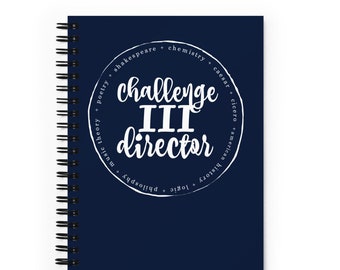 Homeschool Notebook for Classical Conversations Challenge 3 Director Journal for Homeschooling Community tutor Gift