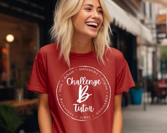 Maglietta della comunità di tutor di istruzione domiciliare classica Challenge B