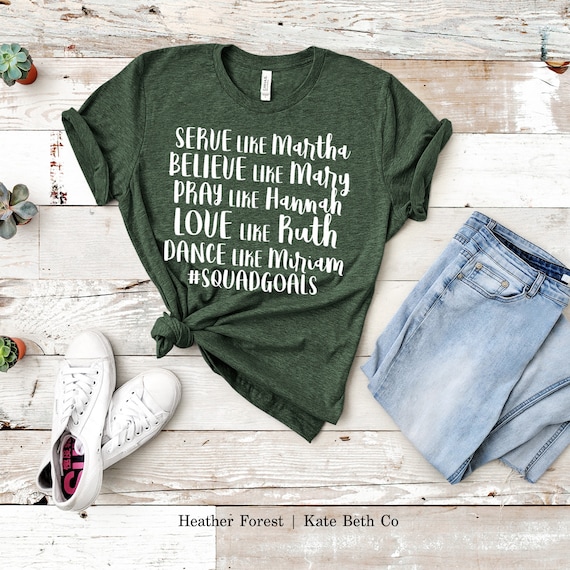 Christian Squad Goals T-Shirt Bible Shirt Holy Trinity Tee Christian Squad Goals T-Shirt Bible Shirt Holy Trinity Tee