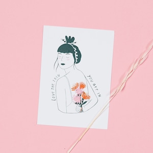 Postal "Ame a pele que você tem", A6