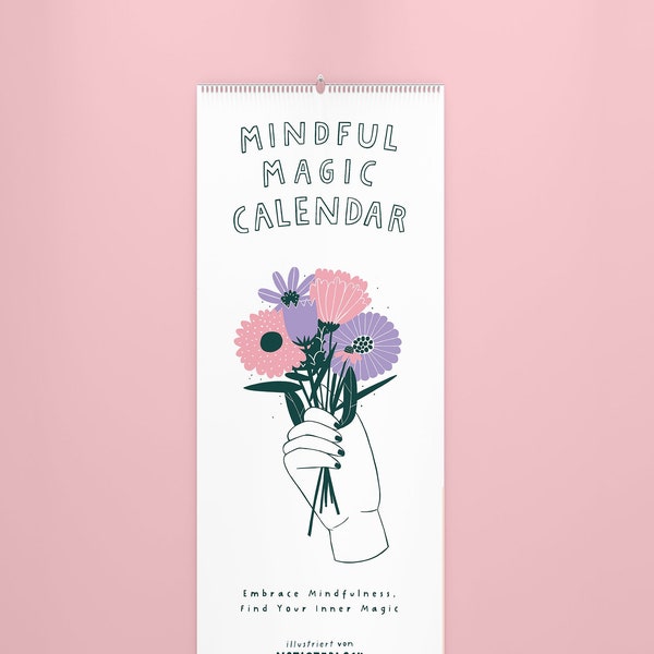 Mindful Magic Calendar - ein Achtsamkeitskalender - Postkarten Wandkalender