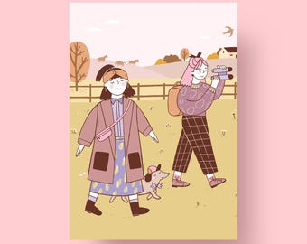 Postcard "Doglifee"
