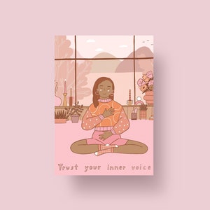 Postkarte "Trust your inner voice", A6