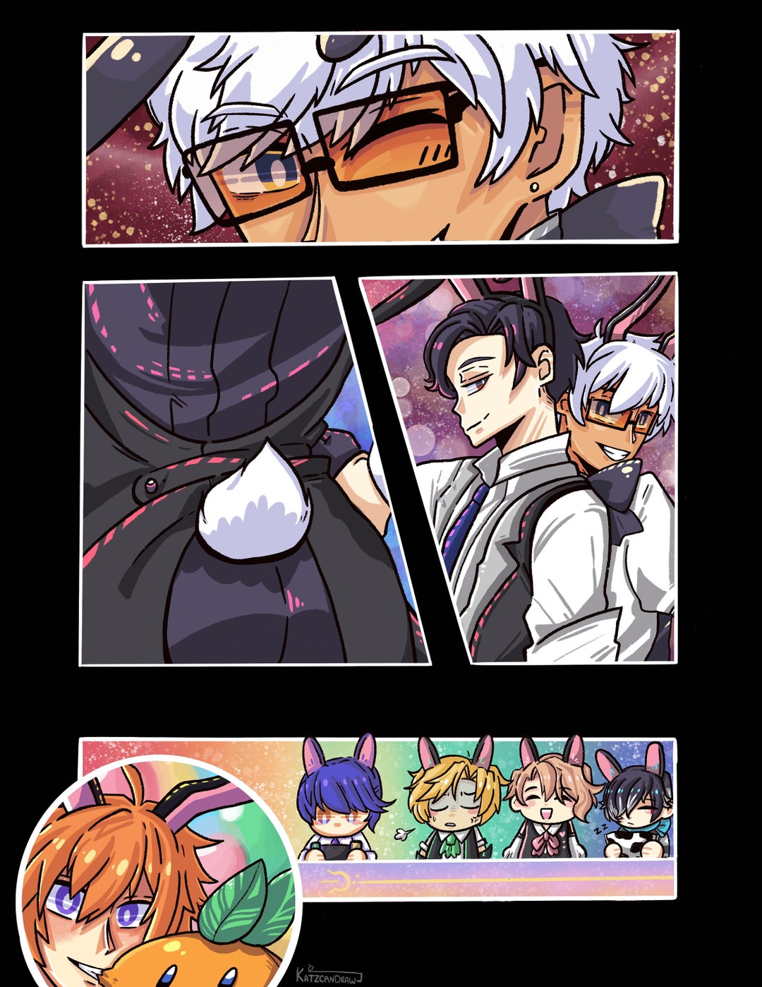 Obey Me Shall We Date Bunny Event Print Etsy