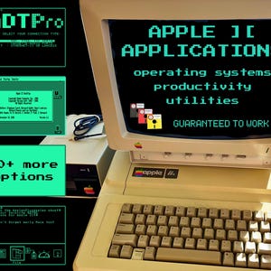 Apple II Utilities & Productivity on Floppy Disks: Retro / Vintage Software