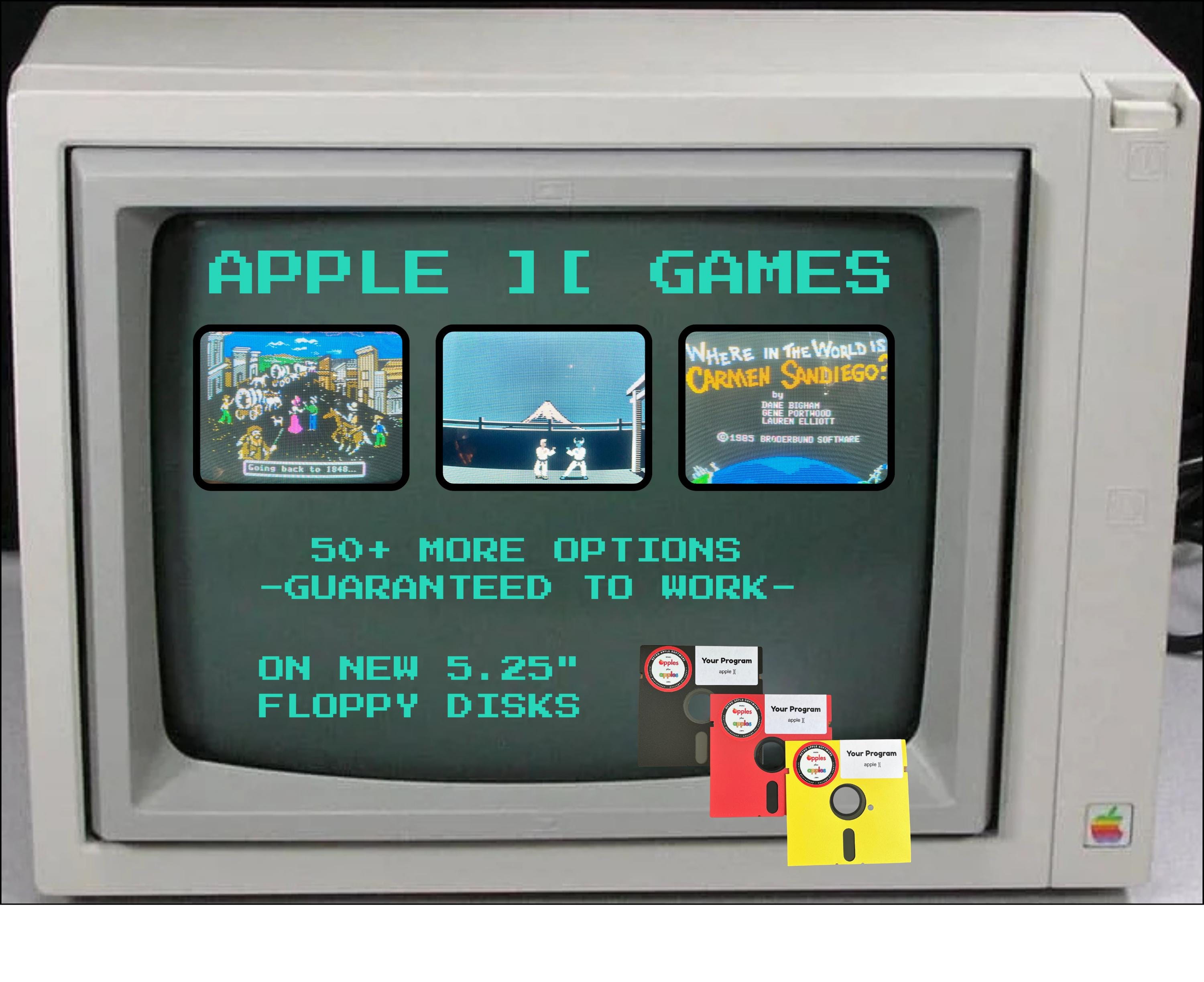 Apple II Games on Floppy Disks: Retro / Vintage Software - Etsy