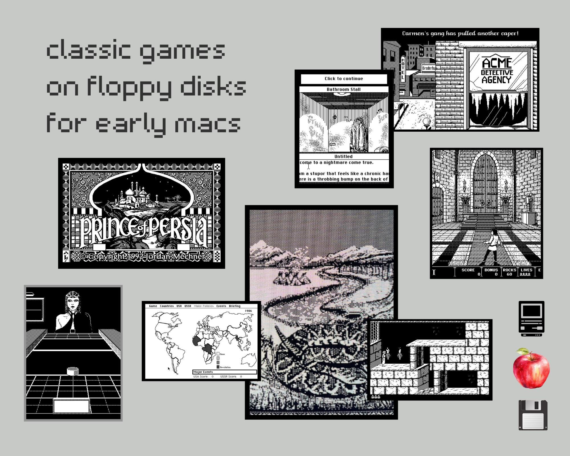Classic Macintosh Games: Retro Software on 3.5