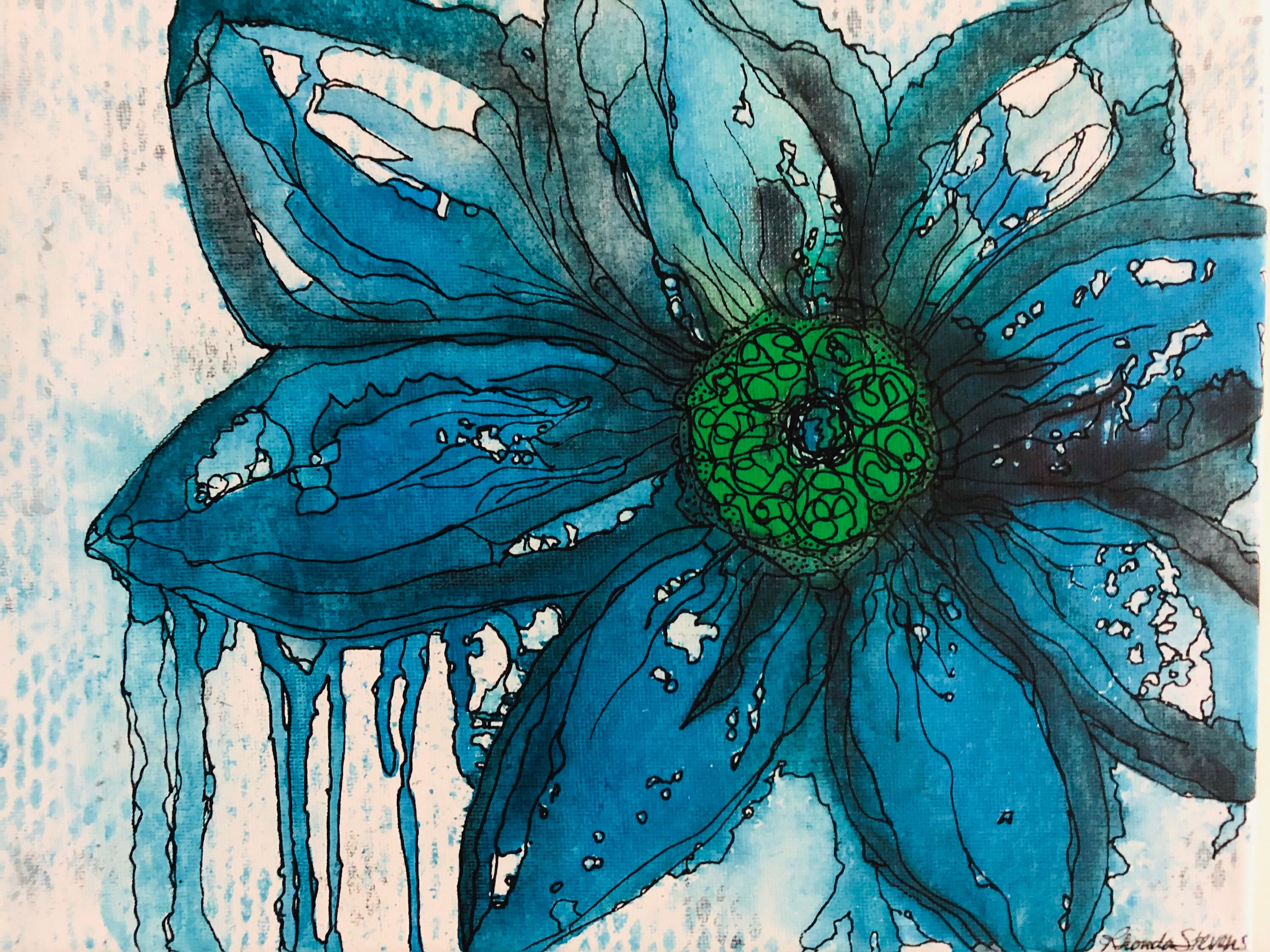 Blue Daisy - Etsy