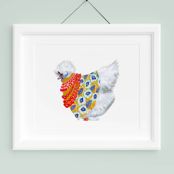 Whimsical Chicken - Etsy