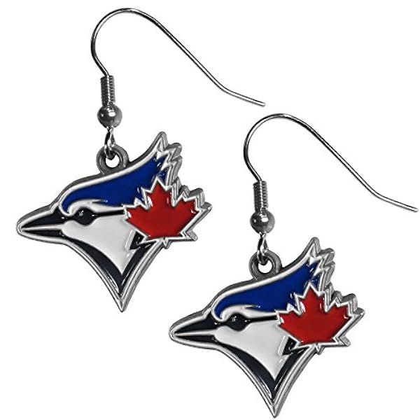 Official MLB Toronto Blue Jays Dangle Earrings NIP